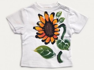 ひまわりから選ぶ | 手描きTシャツの音、雅楽、WASH｜出産祝いや、誕生日のプレゼントに手描きTシャツ(手書きTシャツ)の通販。